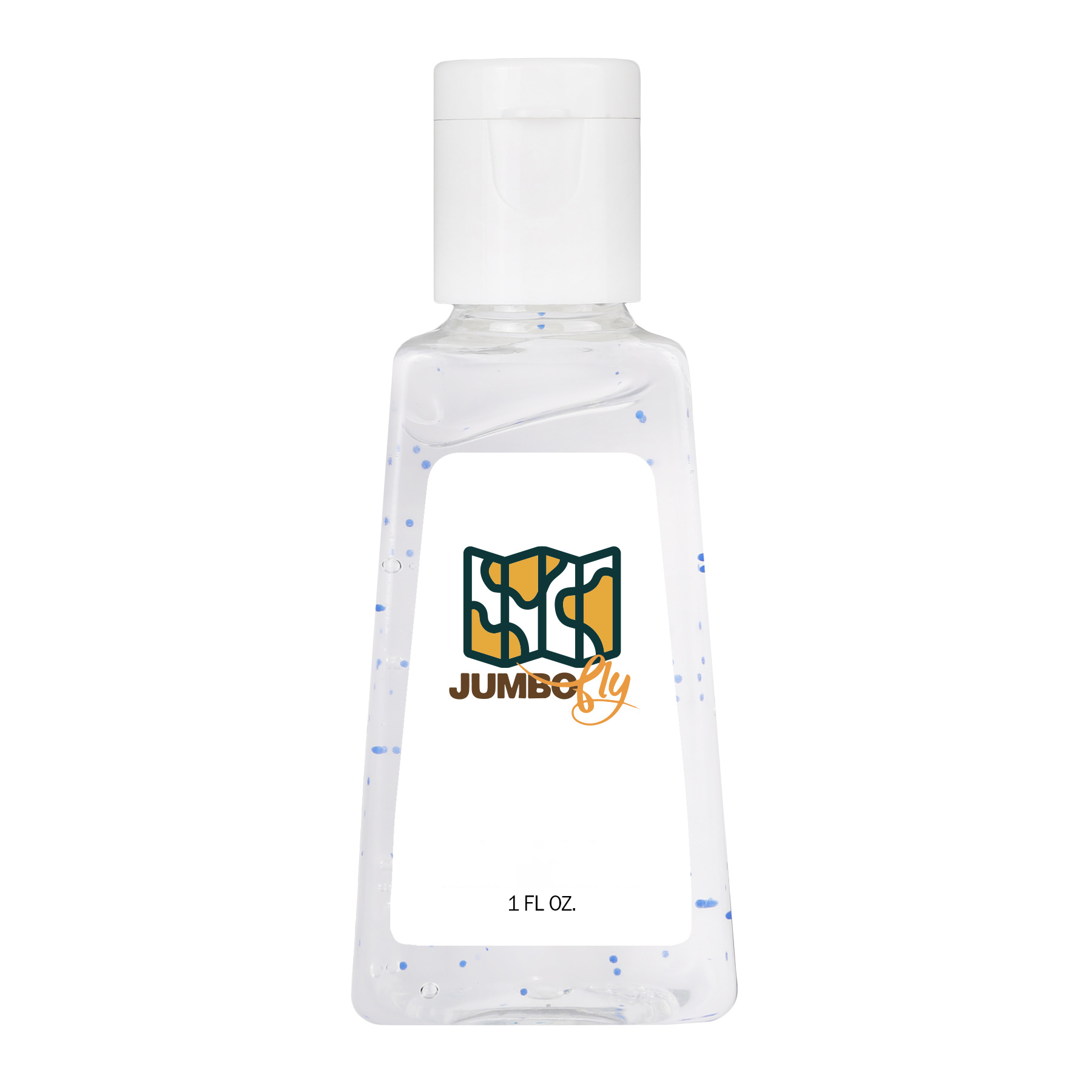 Picture of Hand Sanitizer Gel With Moisture Beads: 1 oz Triangle Bottle