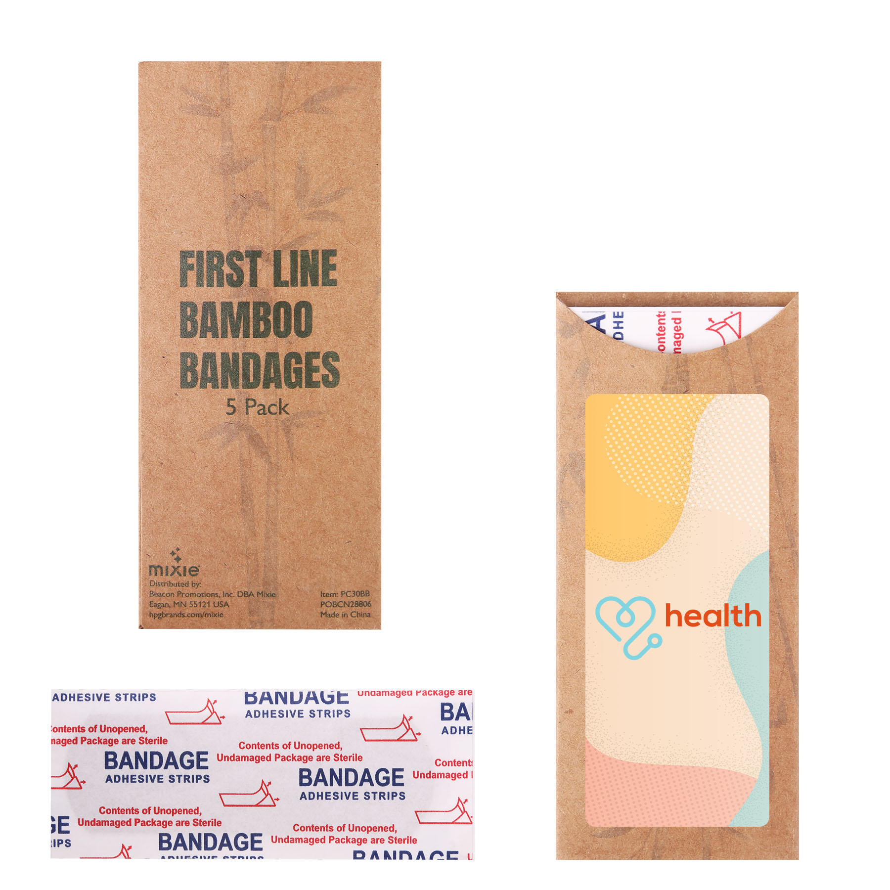Picture of First Line Bamboo Bandages 5 Pack