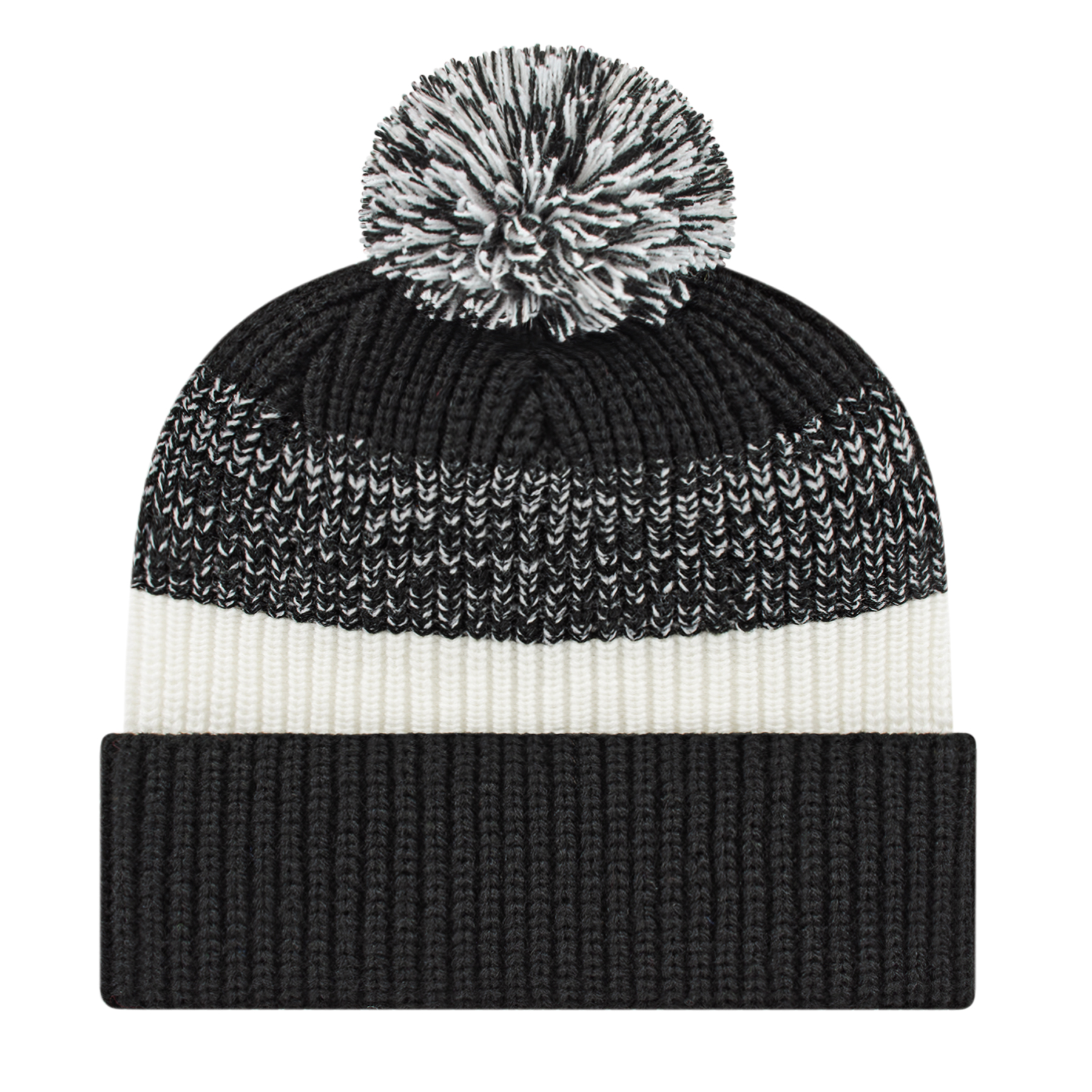 Picture of Thick Ribbed Knit Cap With Cuff