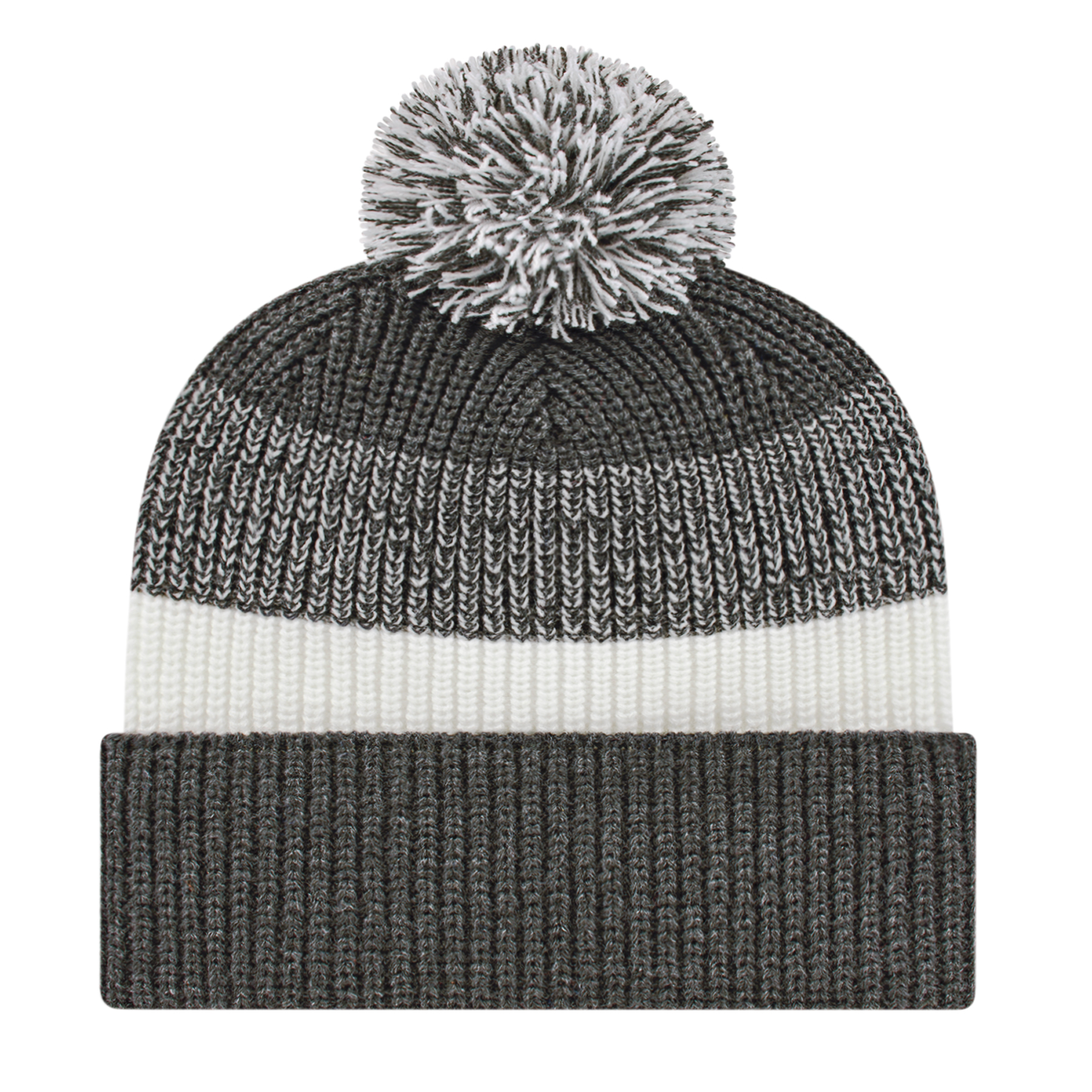 Picture of Thick Ribbed Knit Cap With Cuff