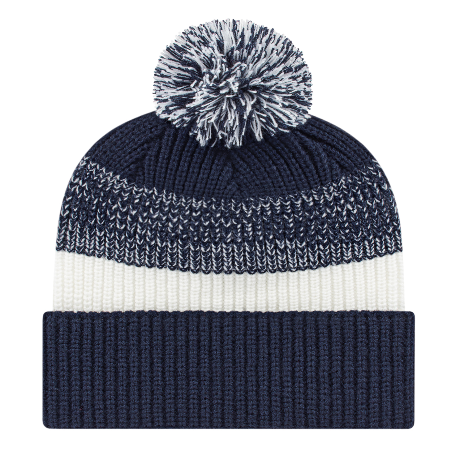 Picture of Thick Ribbed Knit Cap With Cuff
