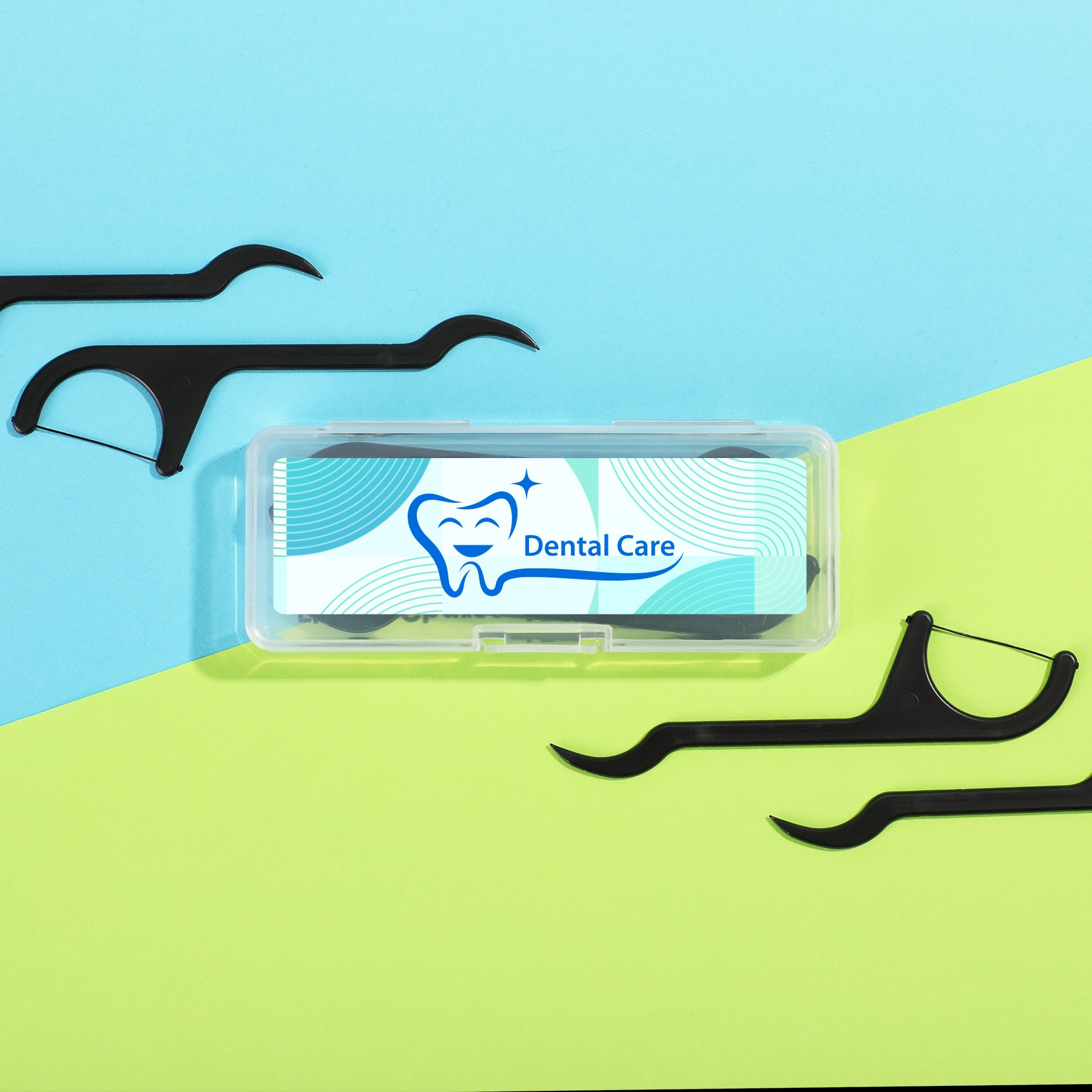 Picture of Flossie Charcoal Dental Floss Picks