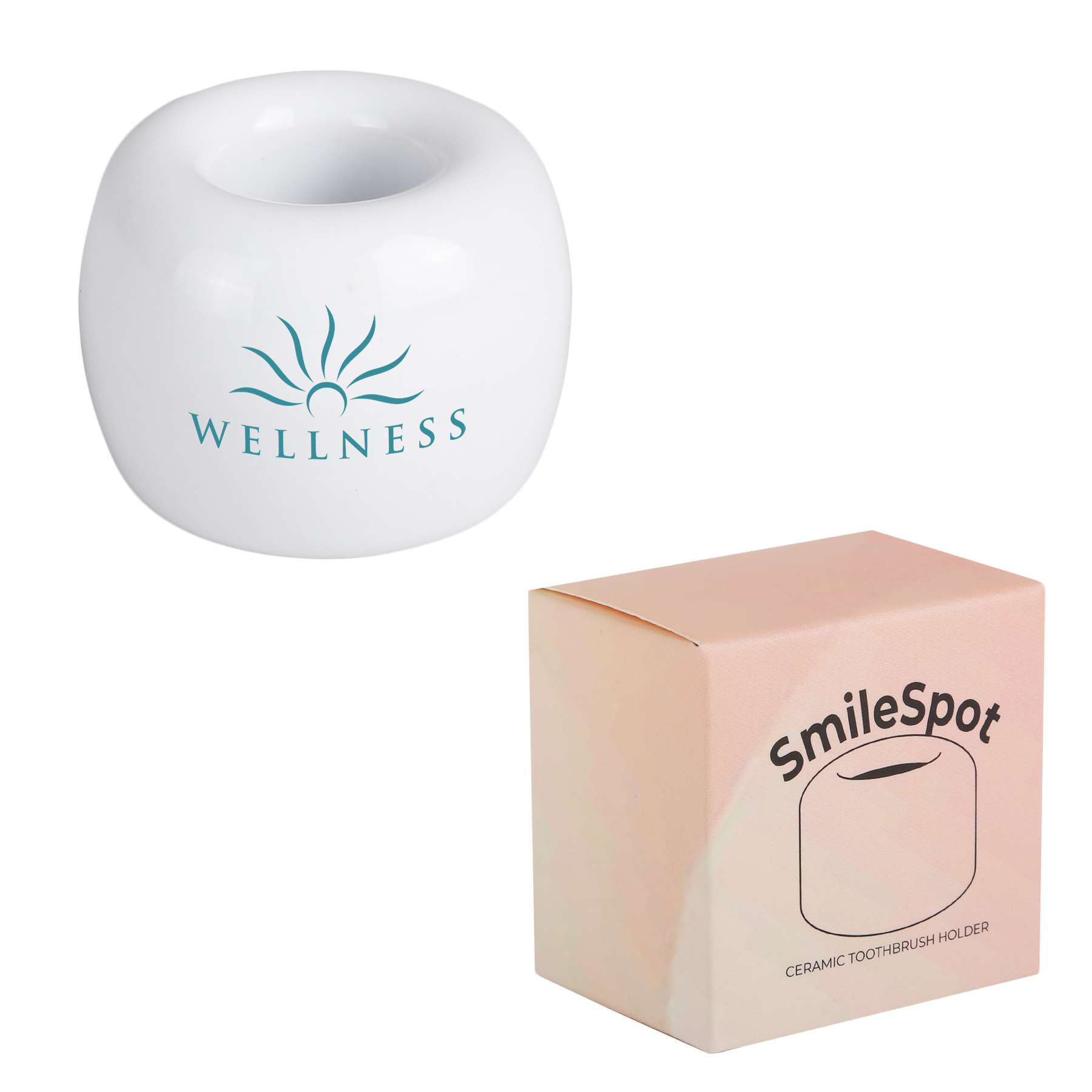 Picture of Smilespot Ceramic Toothbrush Holder