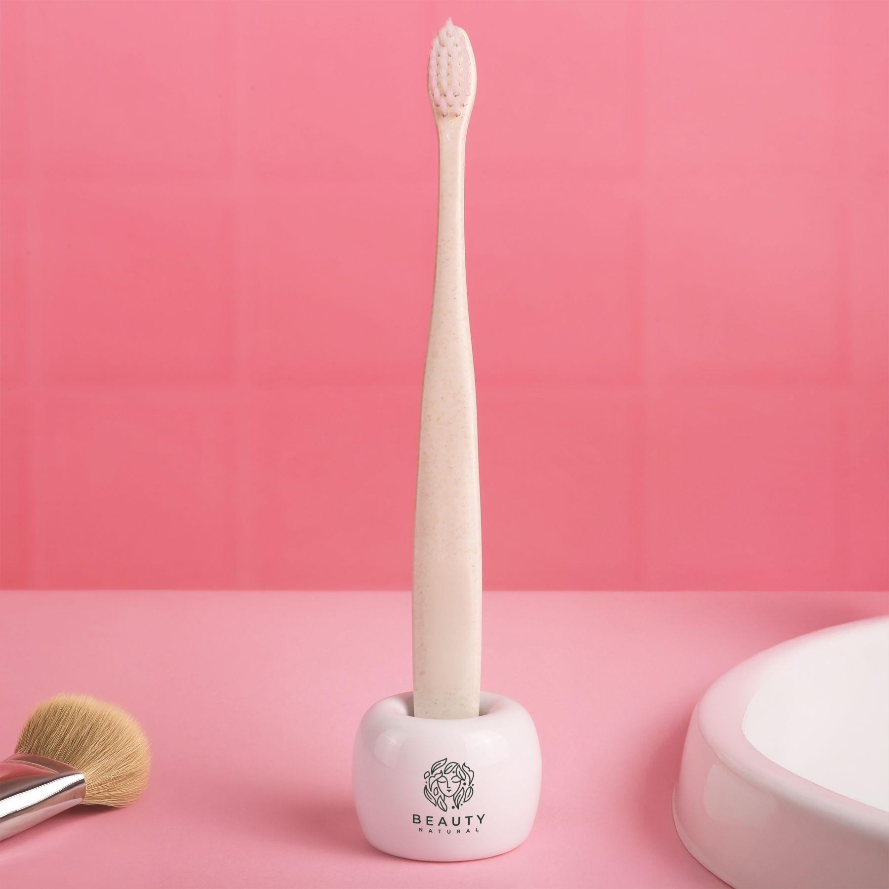 Picture of Smilespot Ceramic Toothbrush Holder