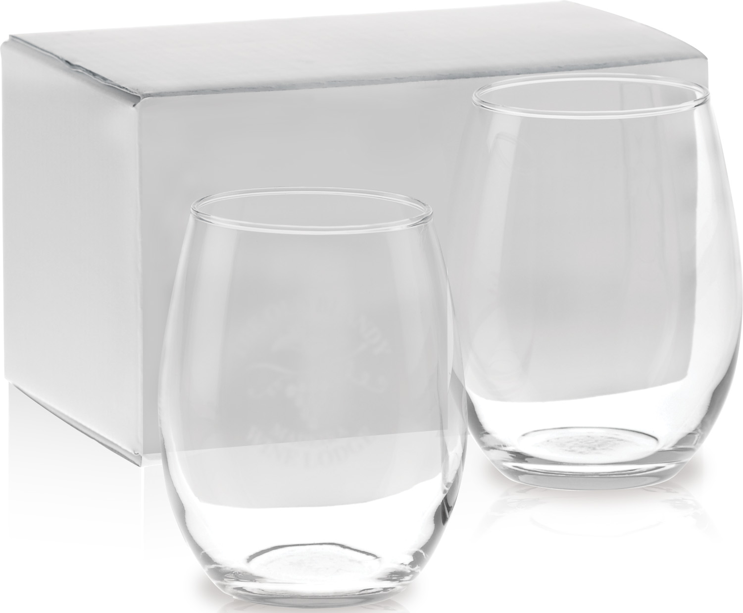 Picture of 15 Oz. Stemless White Wine Gift Set