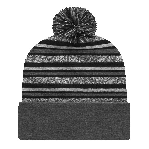 Picture of Striped Knit Cap with Cuff