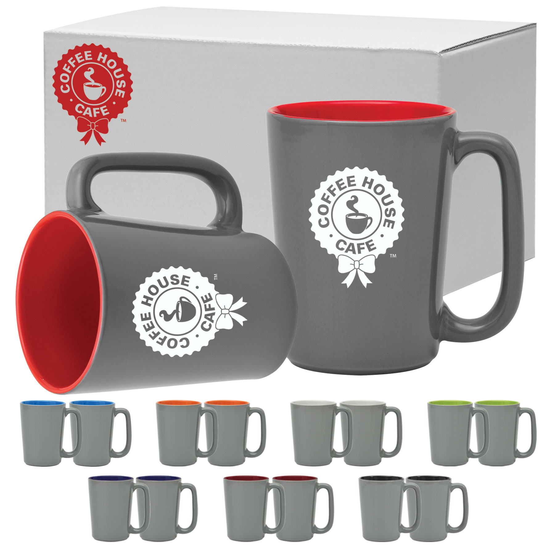 Picture of 16 Oz. The Slat Series Mug Gift Set