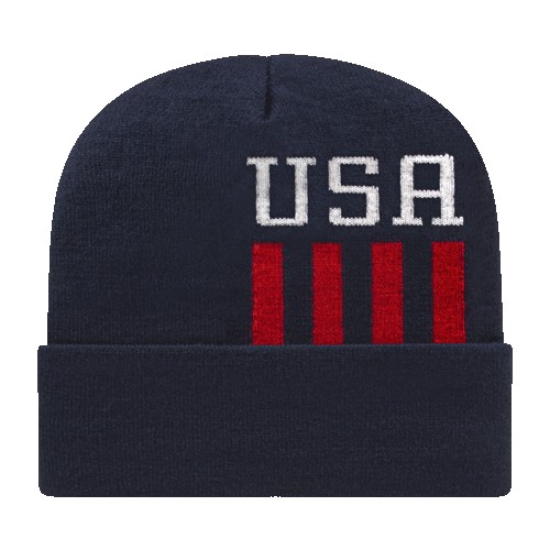 Picture of Flag Knit Cap with Cuff