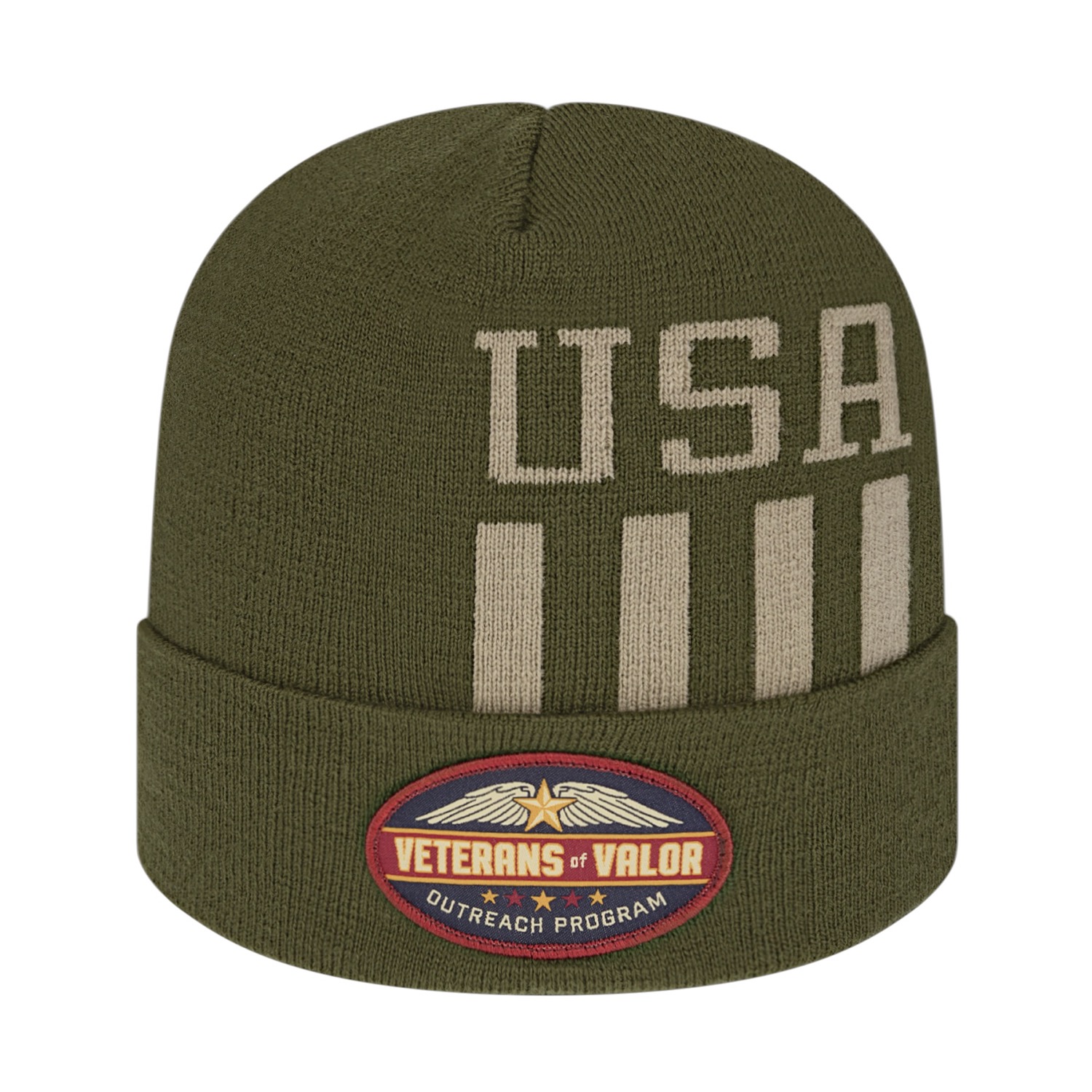 Picture of Flag Knit Cap with Cuff