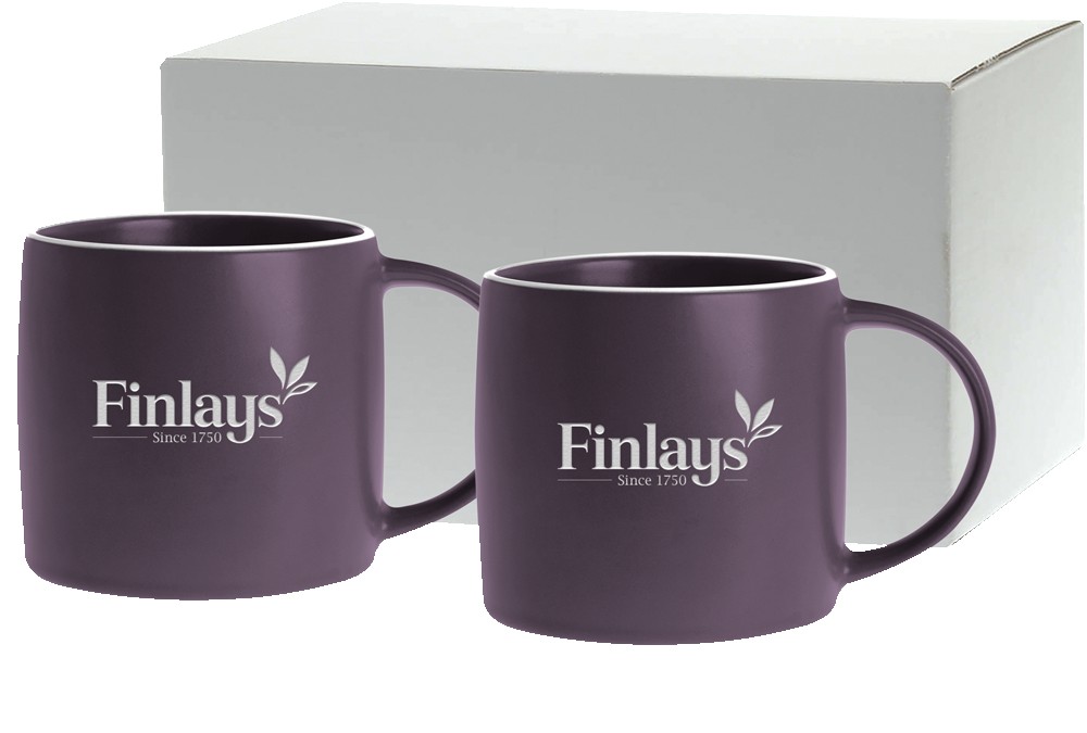 Picture of 17 Oz. Etched Cimarron Collection Ceramic Mug Gift Set
