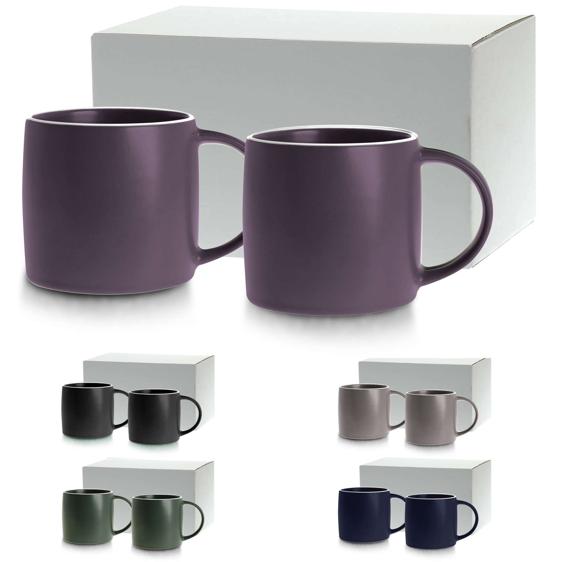 Picture of 17 Oz. Etched Cimarron Collection Ceramic Mug Gift Set