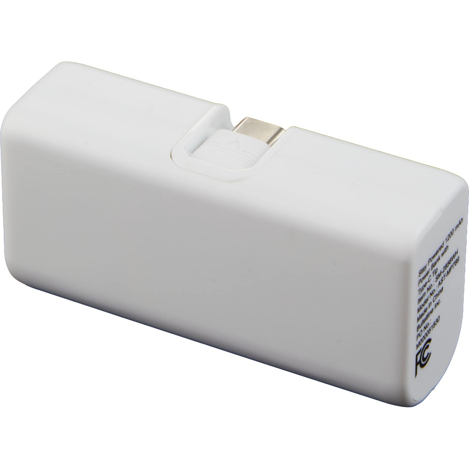Picture of Stay Powered 1200 mAh Power Bank with Type-C Tip