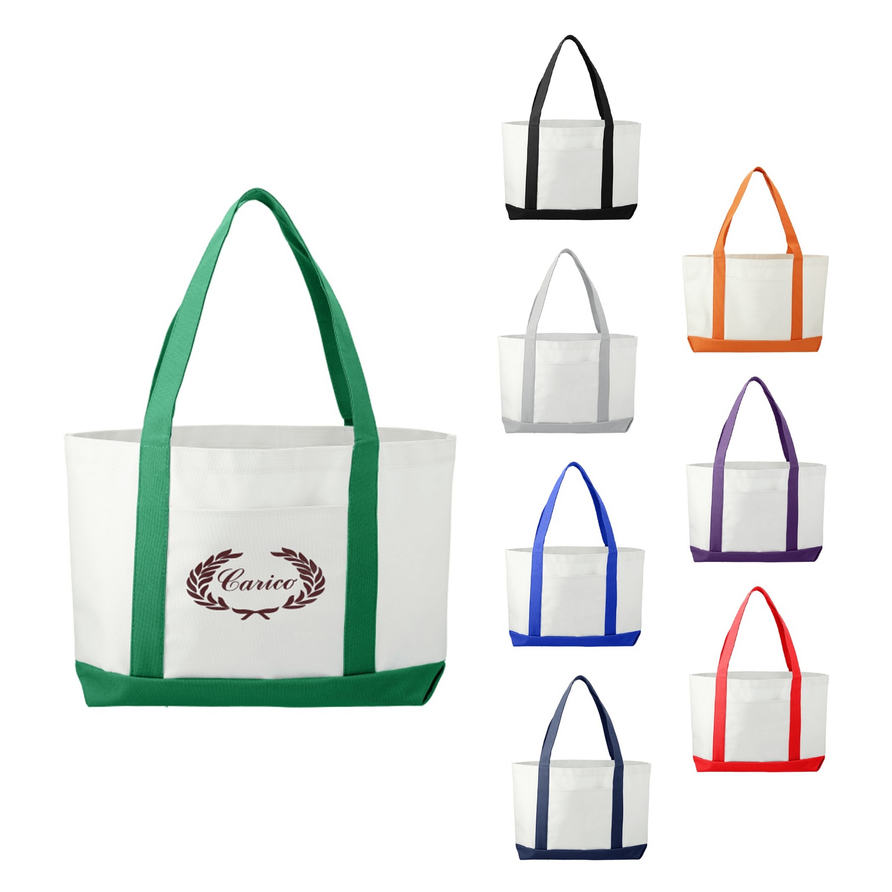 Picture of Large Canvas Boat Tote Bag