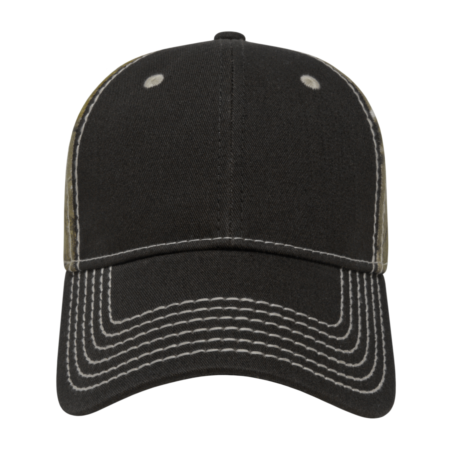 Picture of Heavy Contrast Stitching Chino & Camo Cap