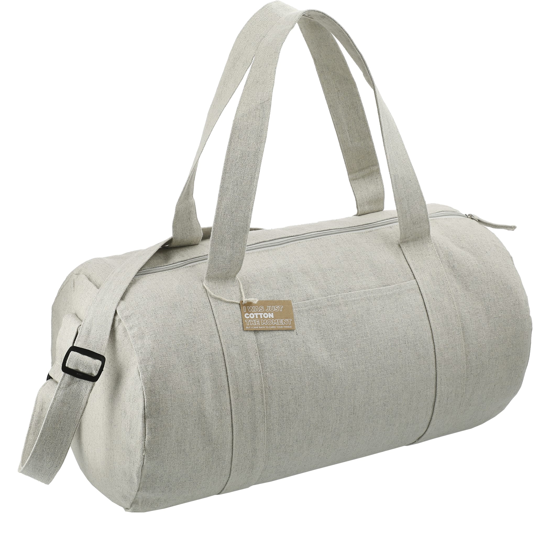 Picture of Repose 10oz Recycled Cotton Barrel Duffle Bag
