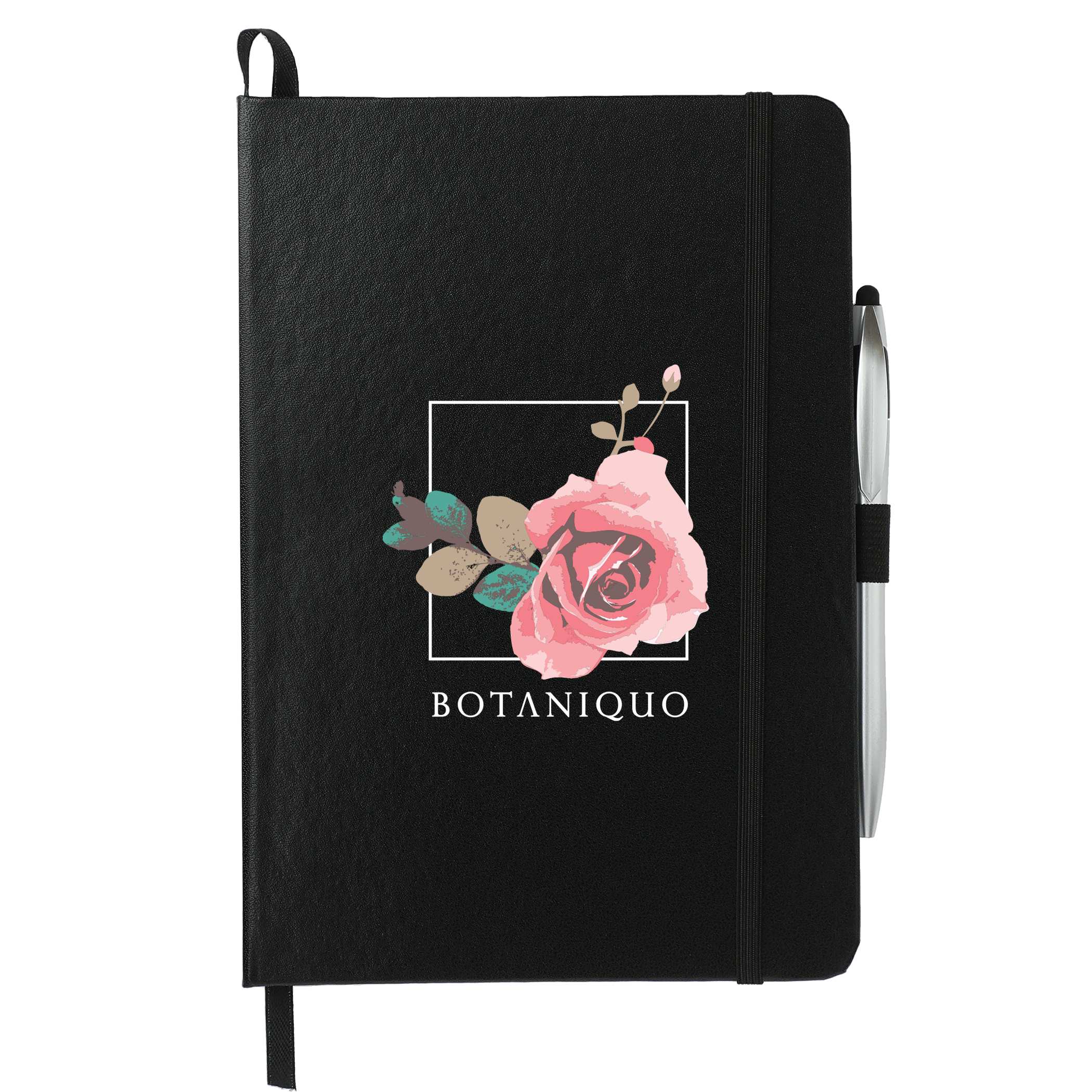 Picture of 6'' x 8.5'' FSC® Mix Crown Journal with Pen-Stylus