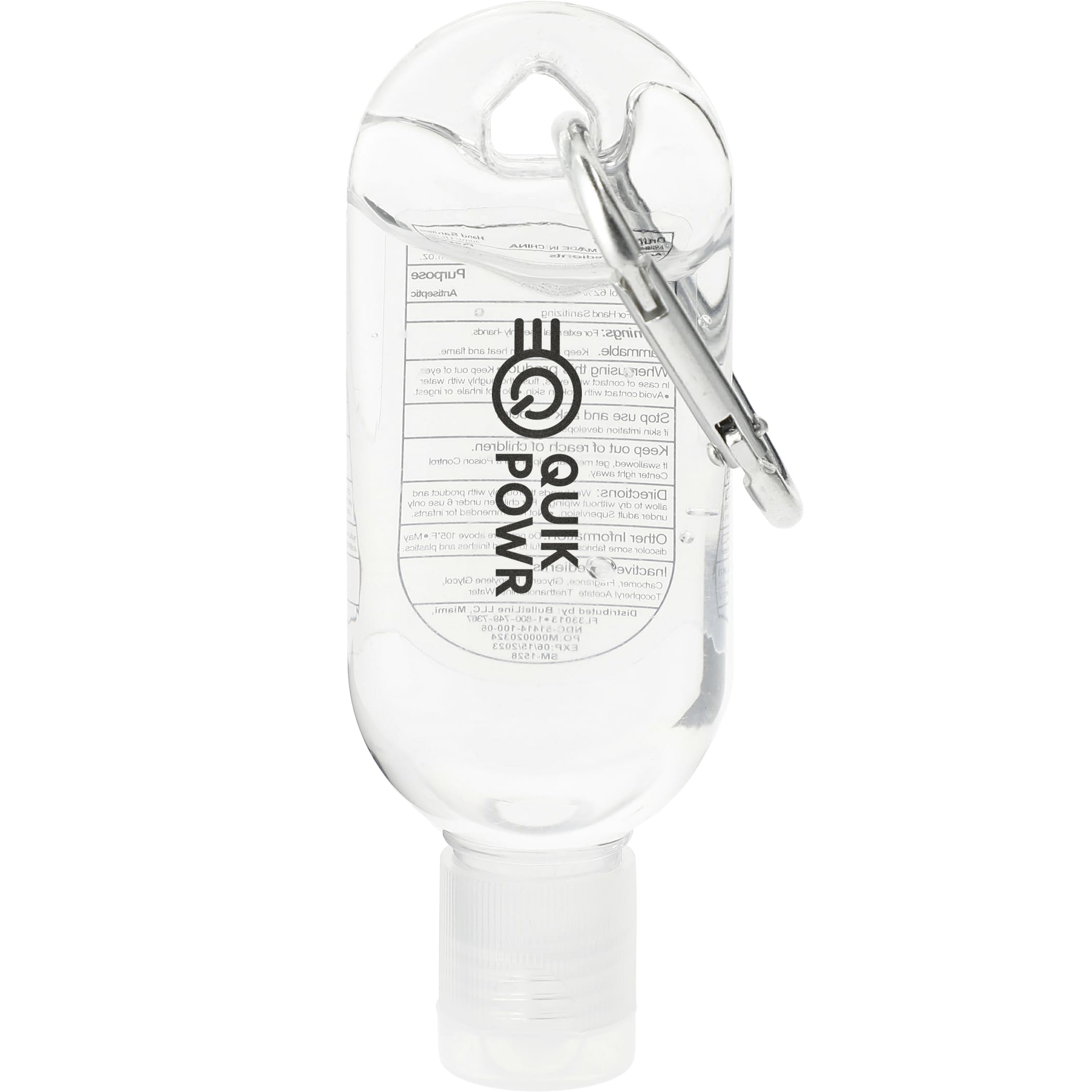Picture of Clip-N-Go 1oz Hand Sanitizer with Mini Carabiner