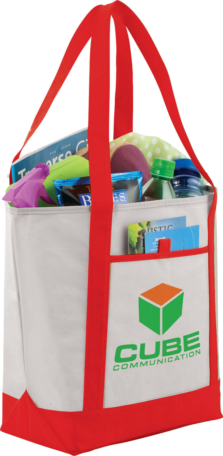 Picture of Lighthouse Non-Woven Boat Tote