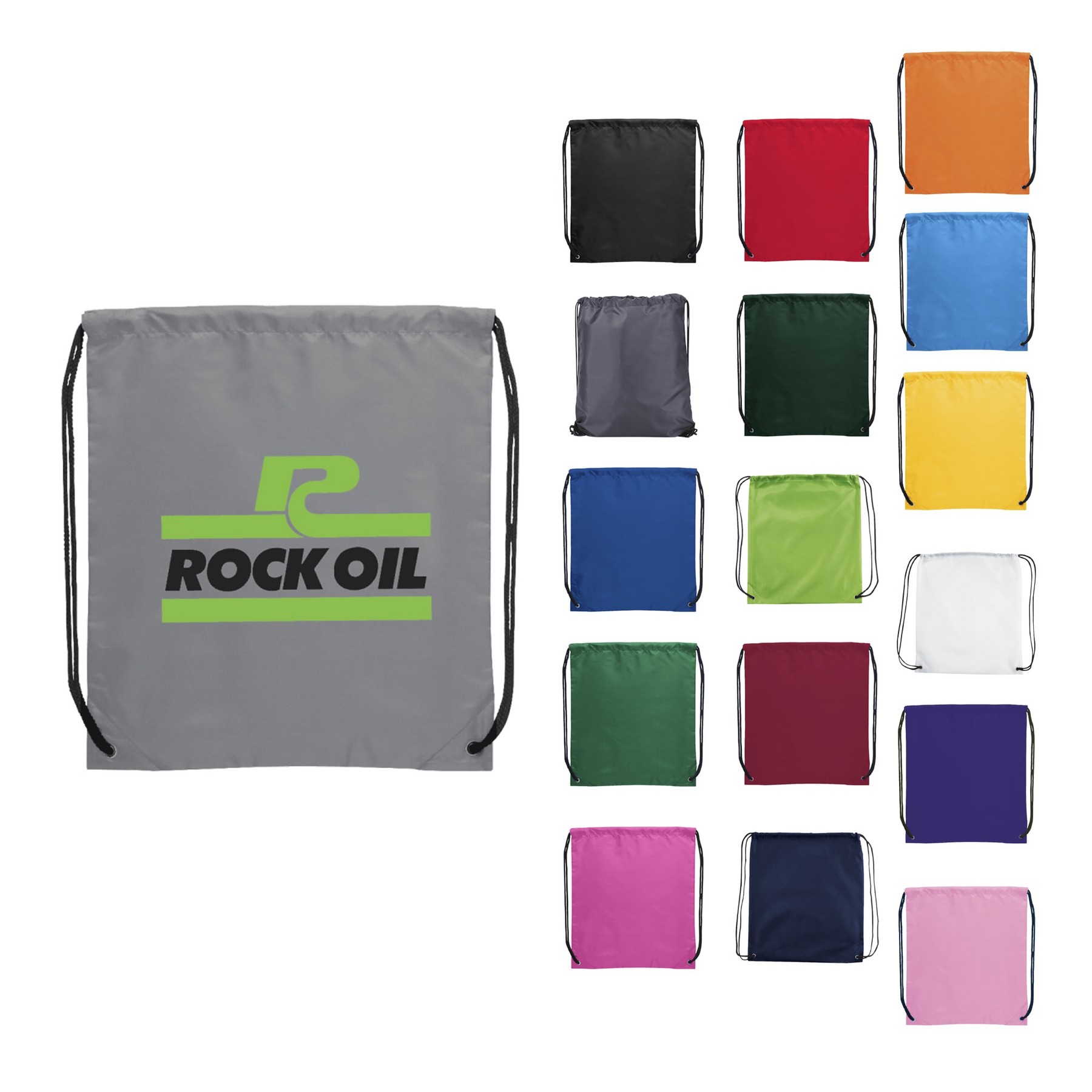 Picture of Oriole Polyester Drawstring Bag