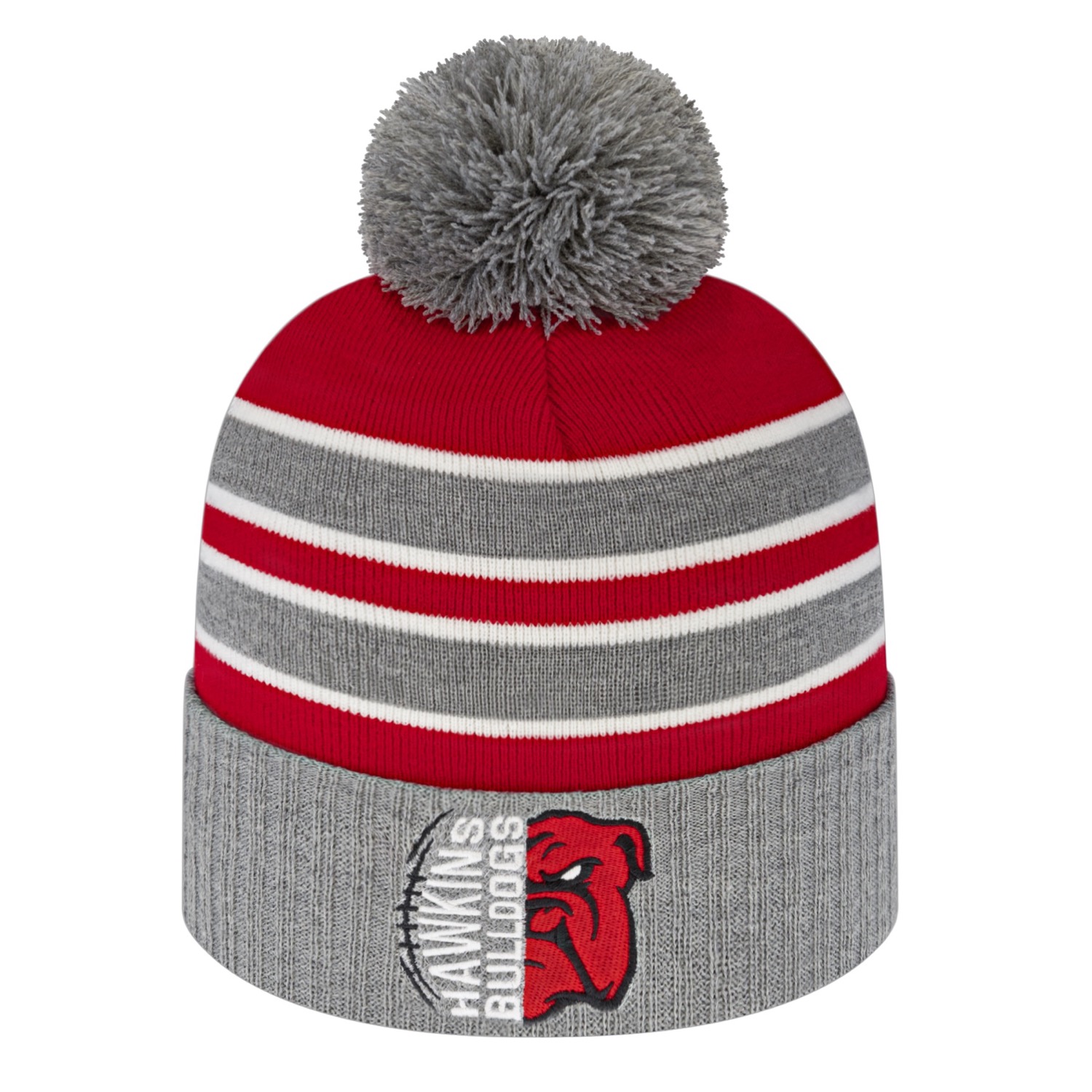 Picture of Double Stripe Knit Cap With Ribbed Cuff