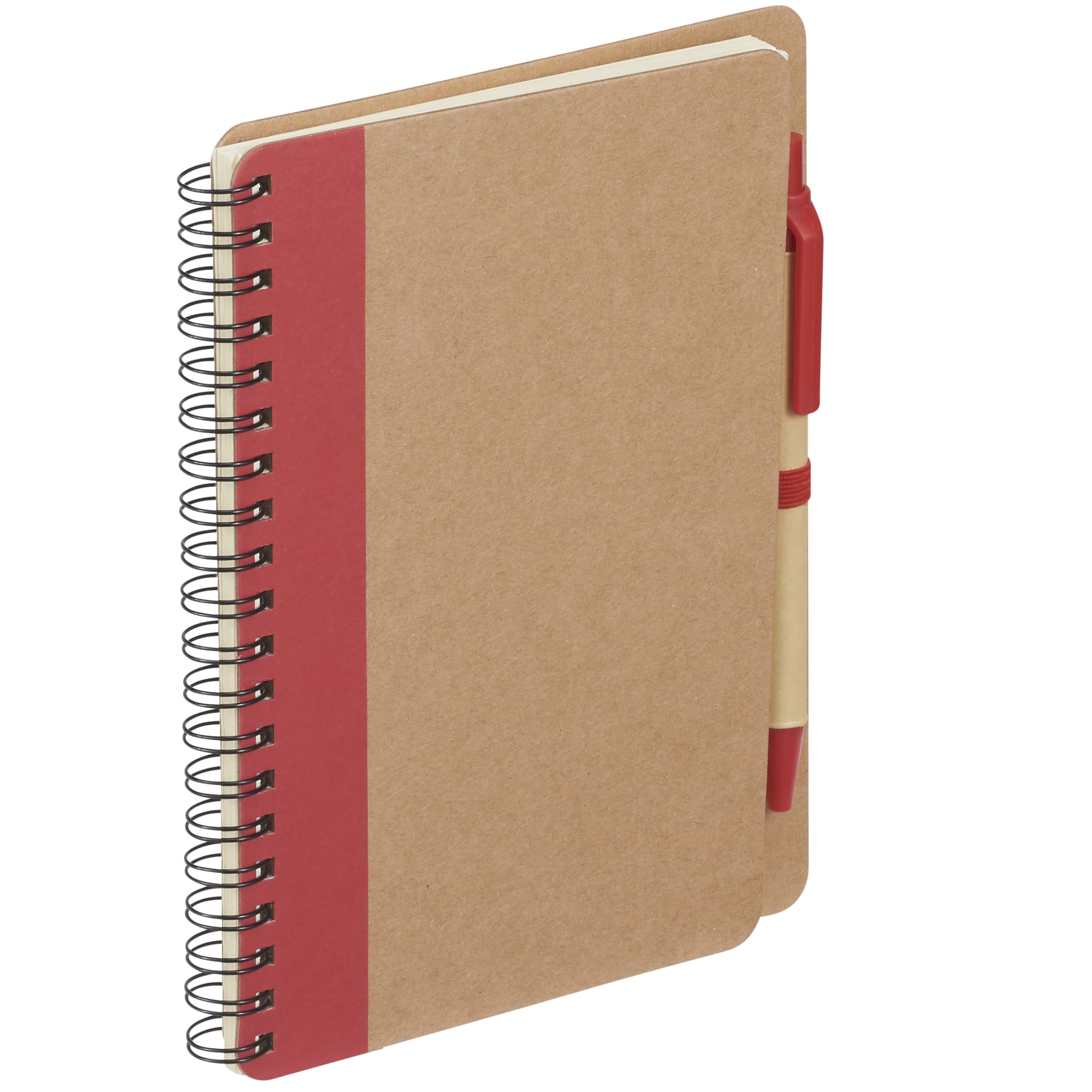 Picture of 5'' x 7'' FSC® Mix Eco-Friendly Spiral Notebook with Pen