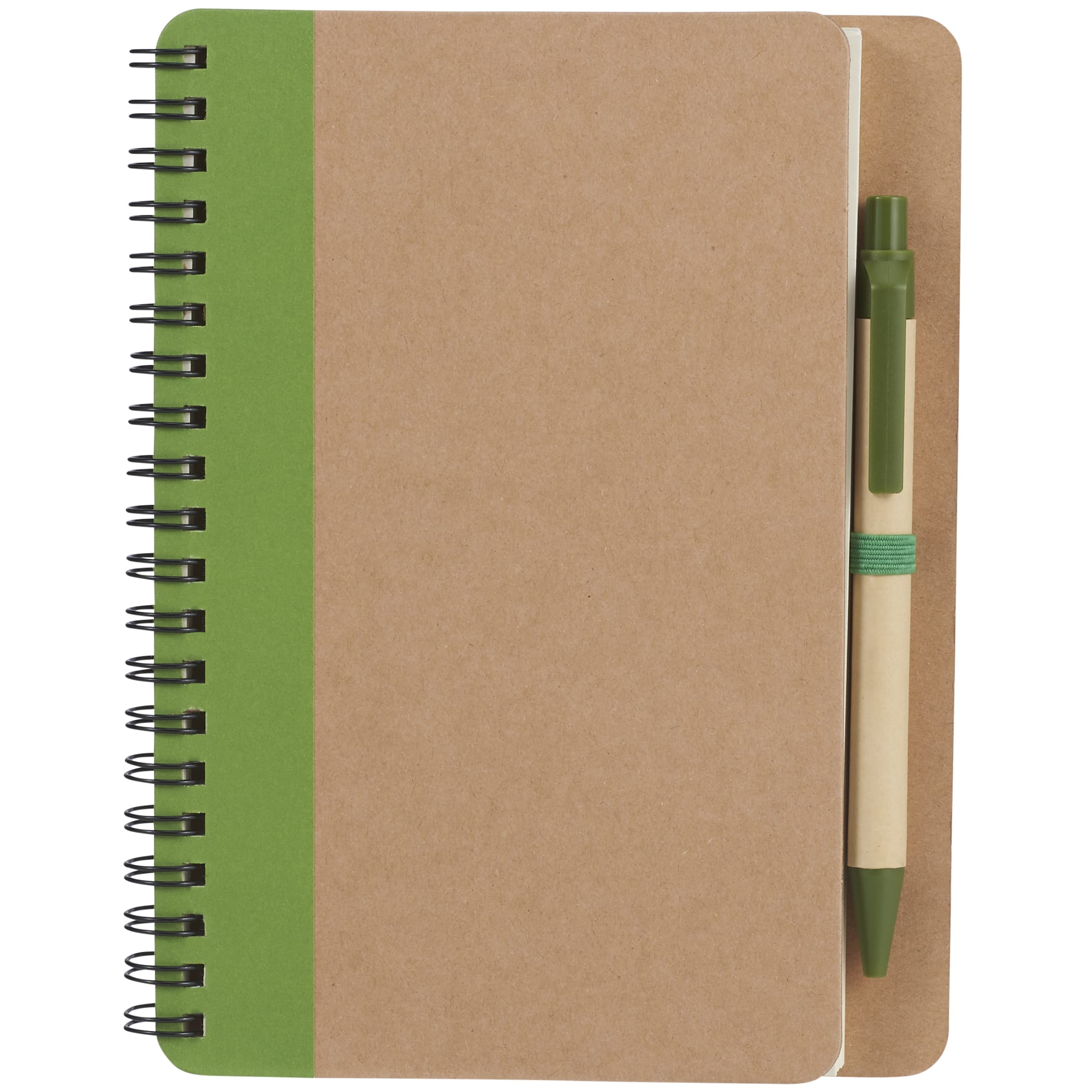Picture of 5'' x 7'' FSC® Mix Eco-Friendly Spiral Notebook with Pen