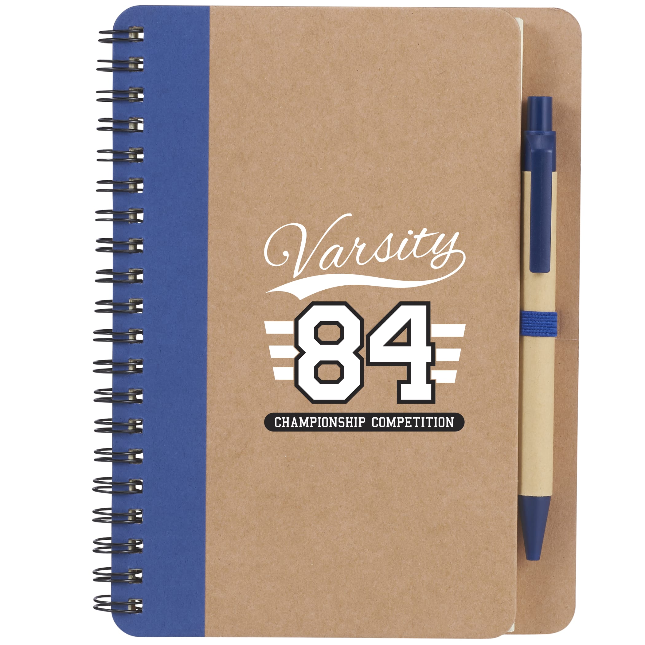 Picture of 5'' x 7'' FSC® Mix Eco-Friendly Spiral Notebook with Pen
