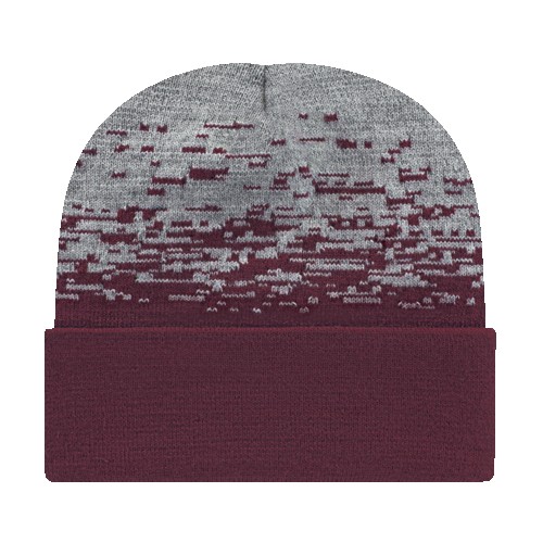 Picture of Static Pattern Knit Cap With Cuff
