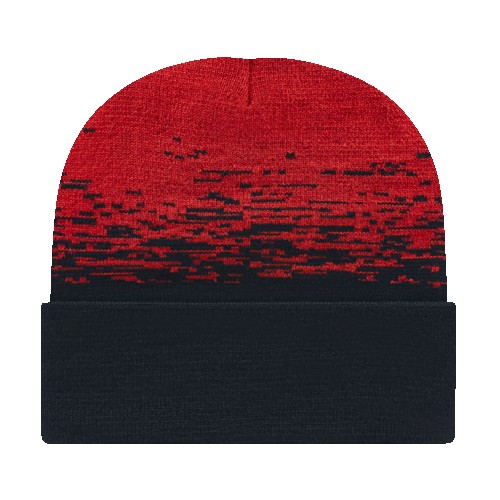 Picture of Static Pattern Knit Cap With Cuff