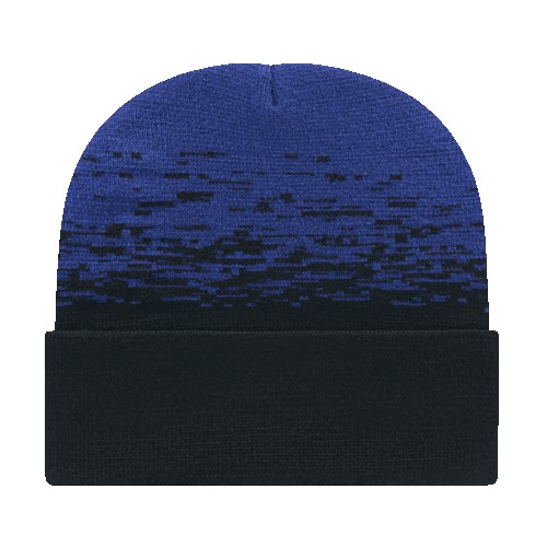 Picture of Static Pattern Knit Cap With Cuff