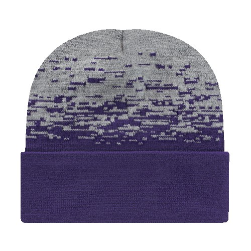 Picture of Static Pattern Knit Cap With Cuff