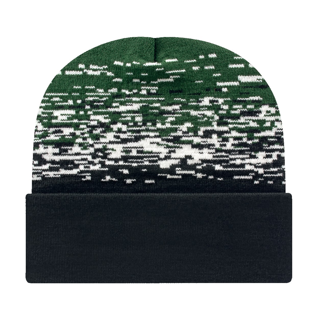 Picture of Static Pattern Knit Cap With Cuff