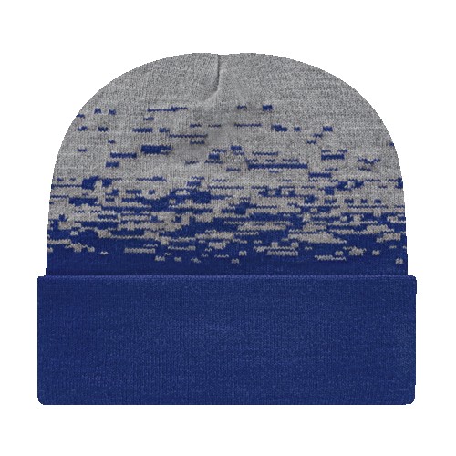 Picture of Static Pattern Knit Cap With Cuff