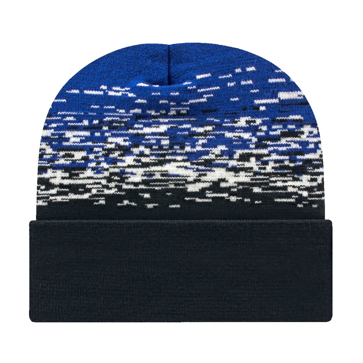 Picture of Static Pattern Knit Cap With Cuff