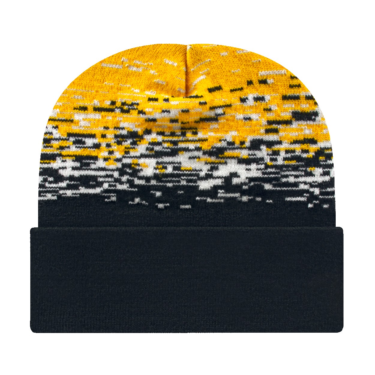 Picture of Static Pattern Knit Cap With Cuff