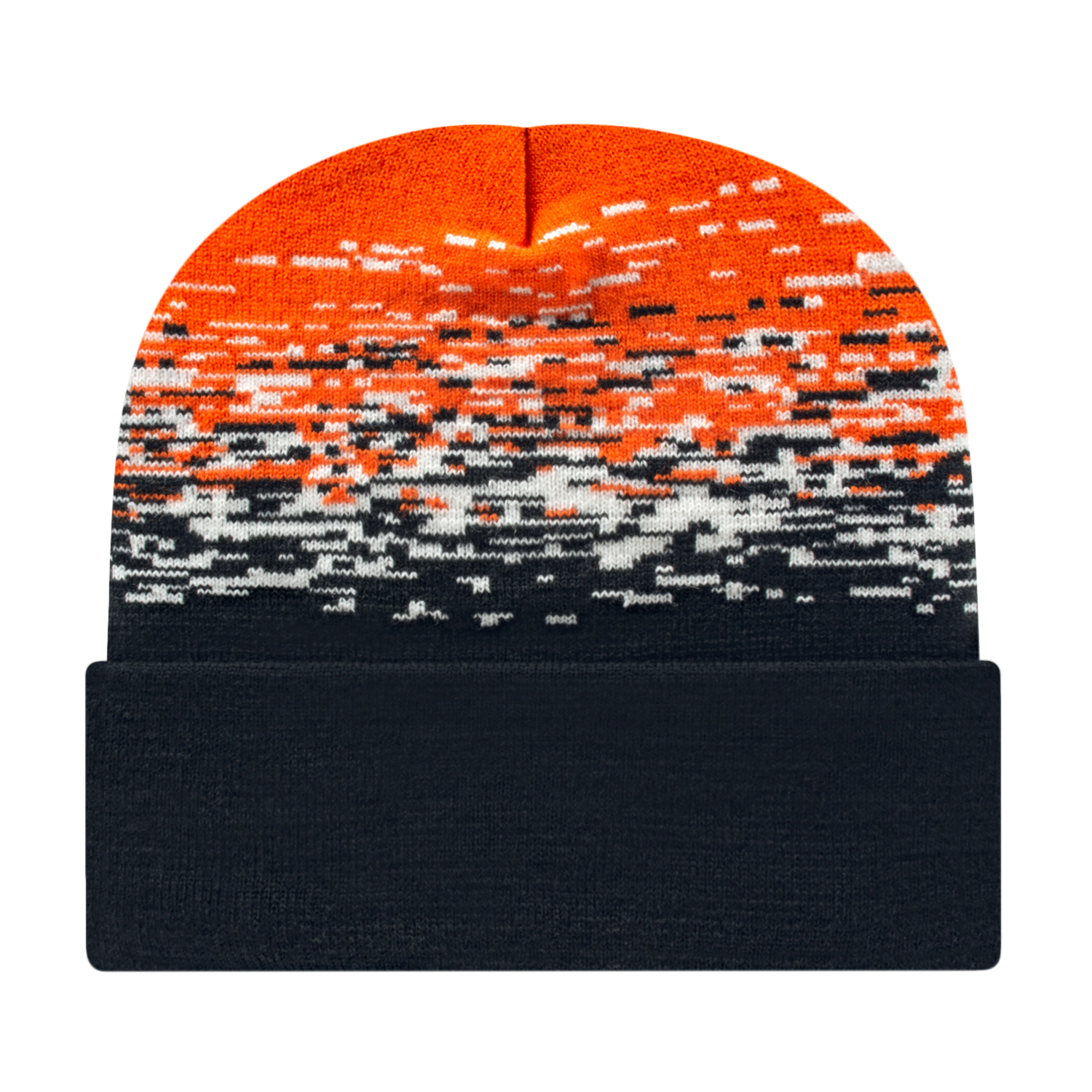 Picture of Static Pattern Knit Cap With Cuff