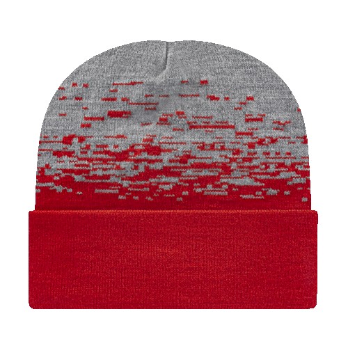 Picture of Static Pattern Knit Cap With Cuff