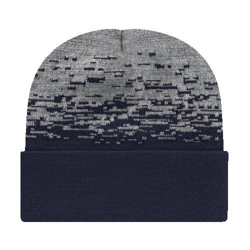 Picture of Static Pattern Knit Cap With Cuff