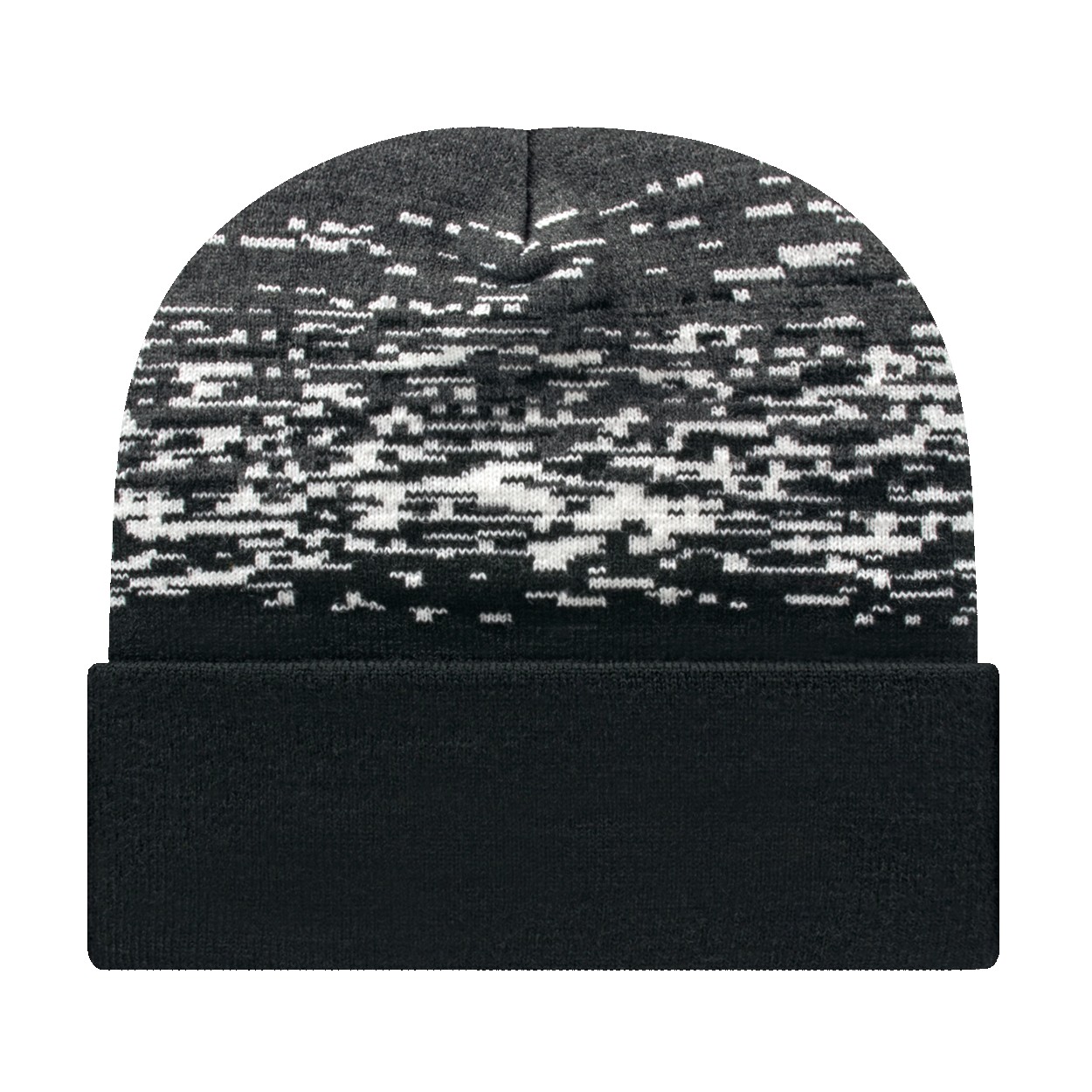 Picture of Static Pattern Knit Cap With Cuff