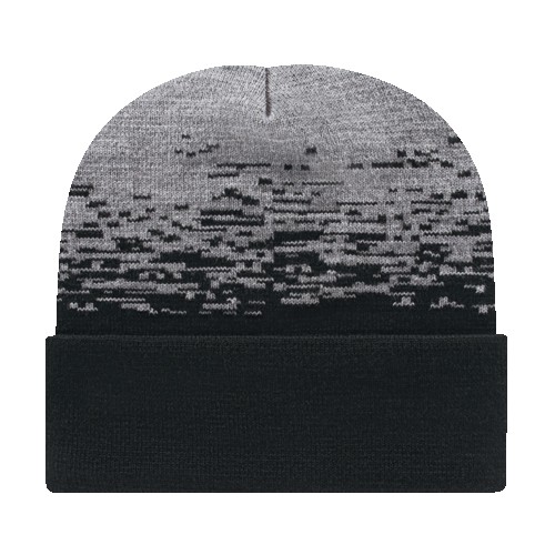 Picture of Static Pattern Knit Cap With Cuff