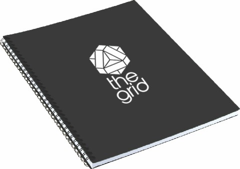 Picture of 8.5'' x 11'' FSC® Mix Large Business Spiral Notebook