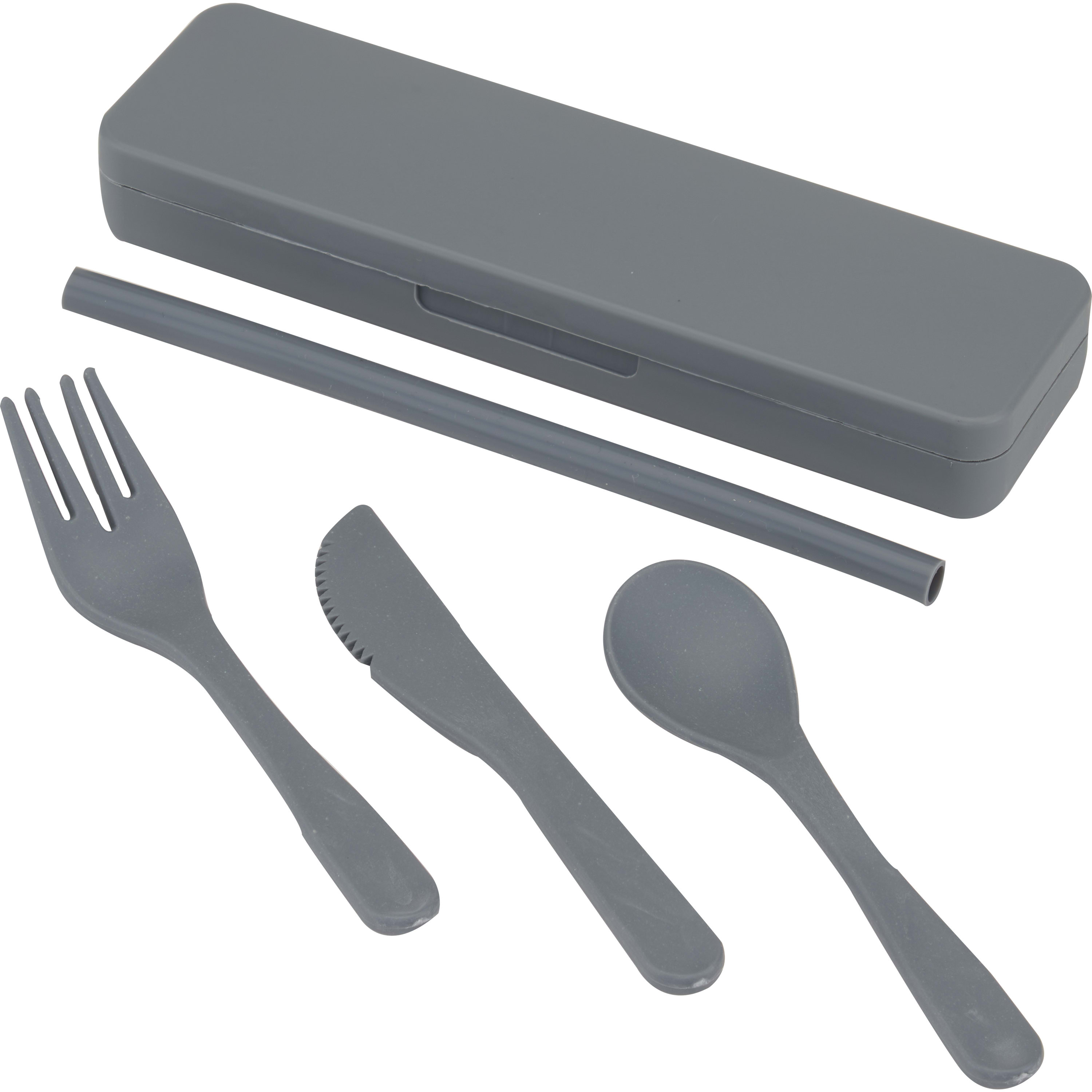 Picture of Recycled Plastic Utensil To Go Set