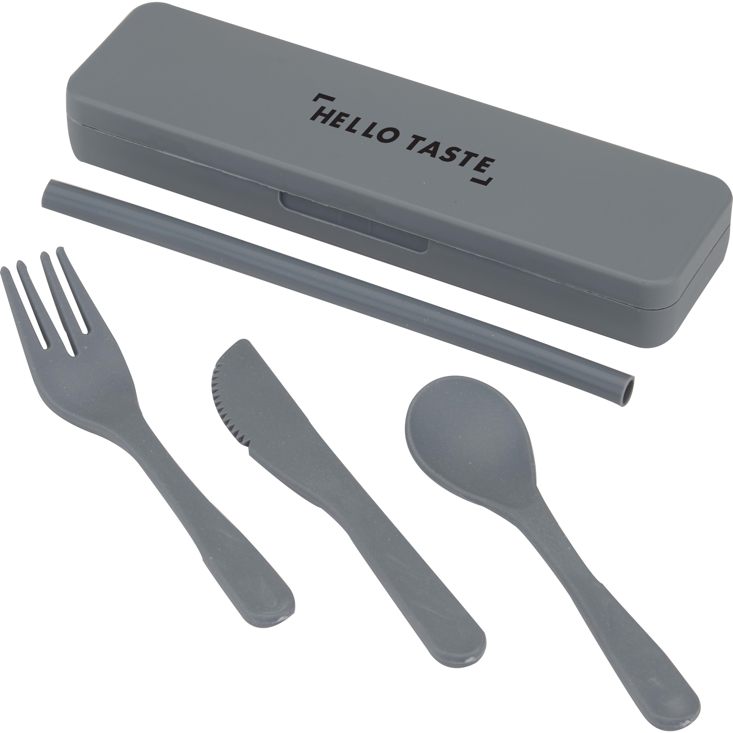 Picture of Recycled Plastic Utensil To Go Set