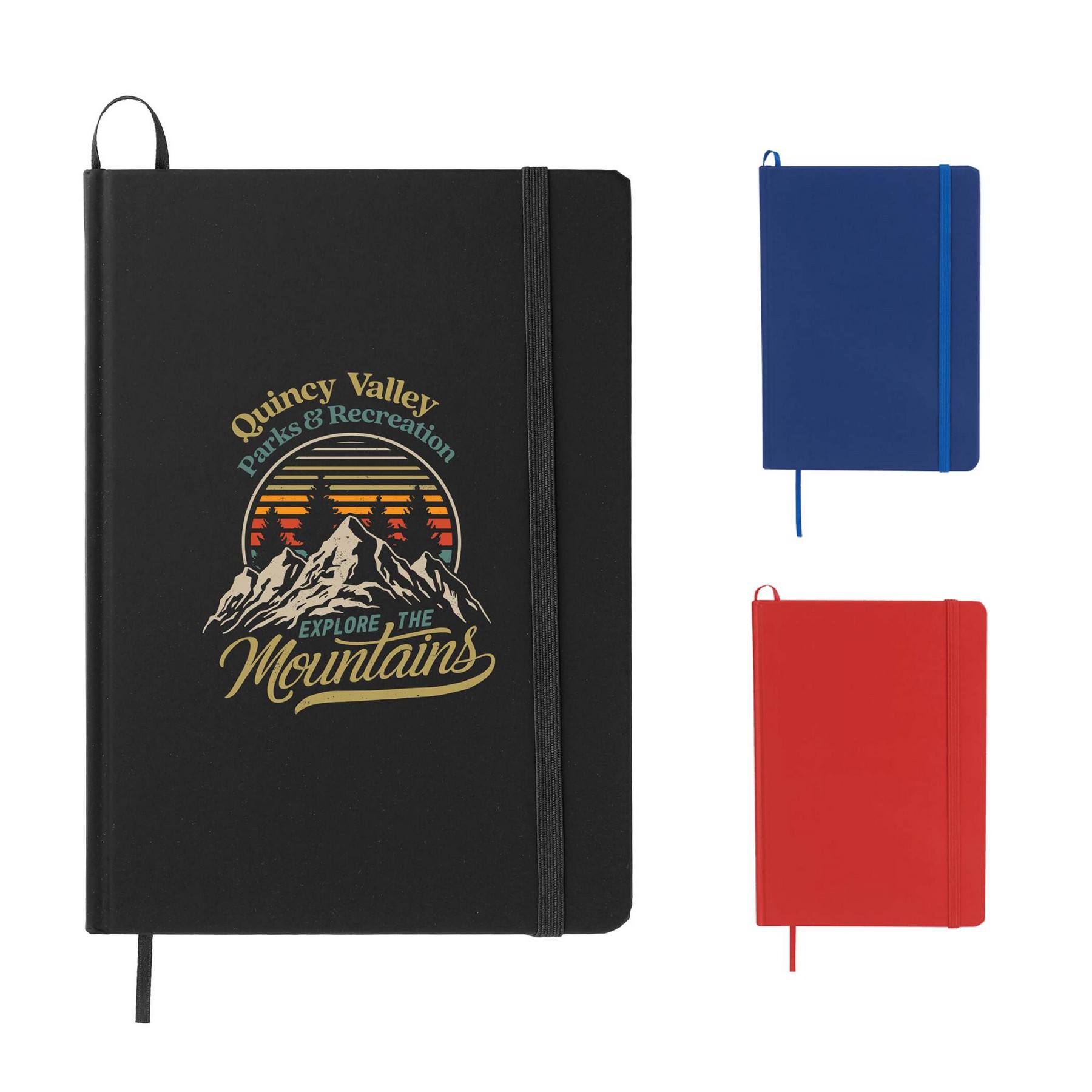 Picture of 5'' x 7'' FSC® Mix Snap Elastic Closure Notebook
