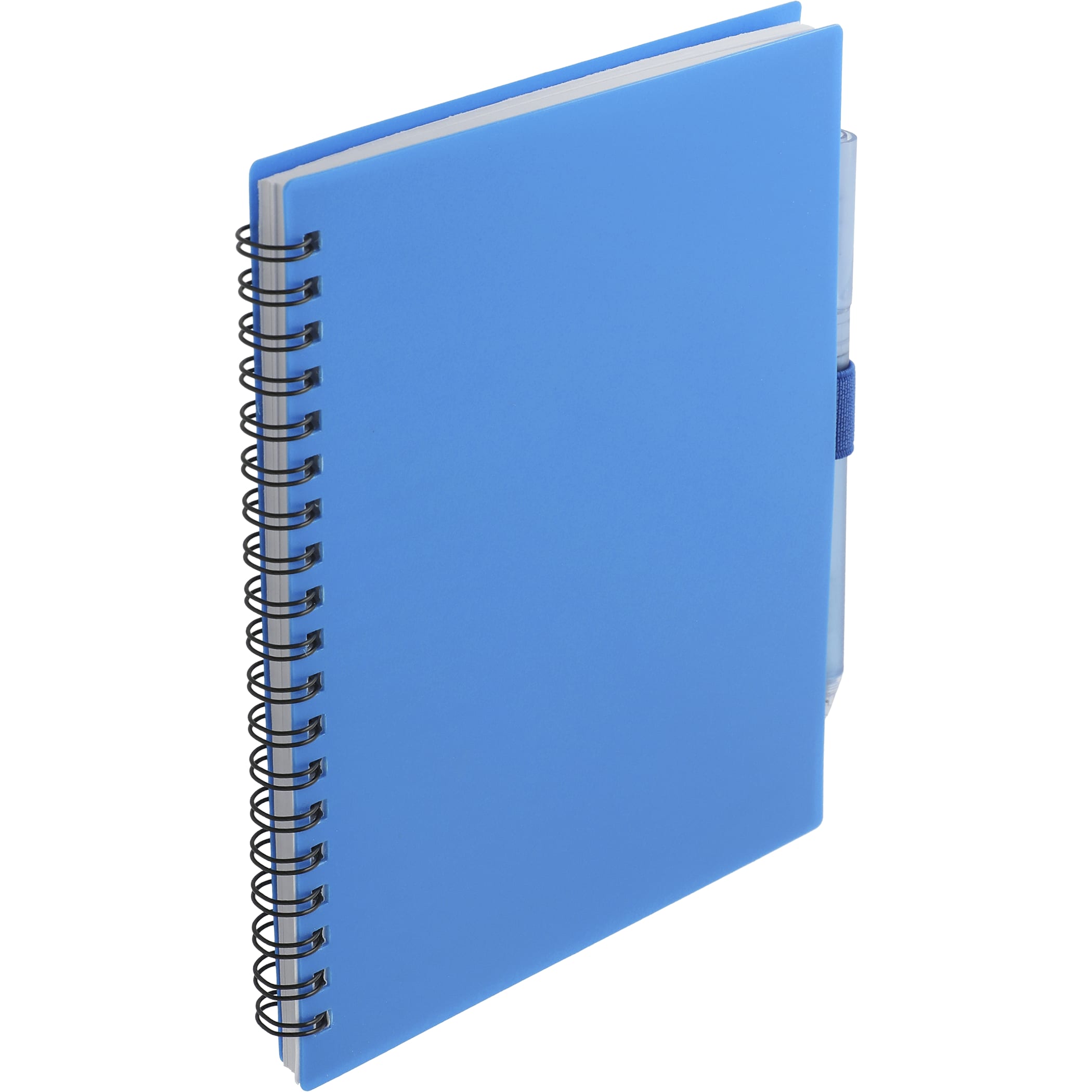 Picture of 5.5'' x 7'' FSC® Recycled Spiral Notebook w/ rPET Pen