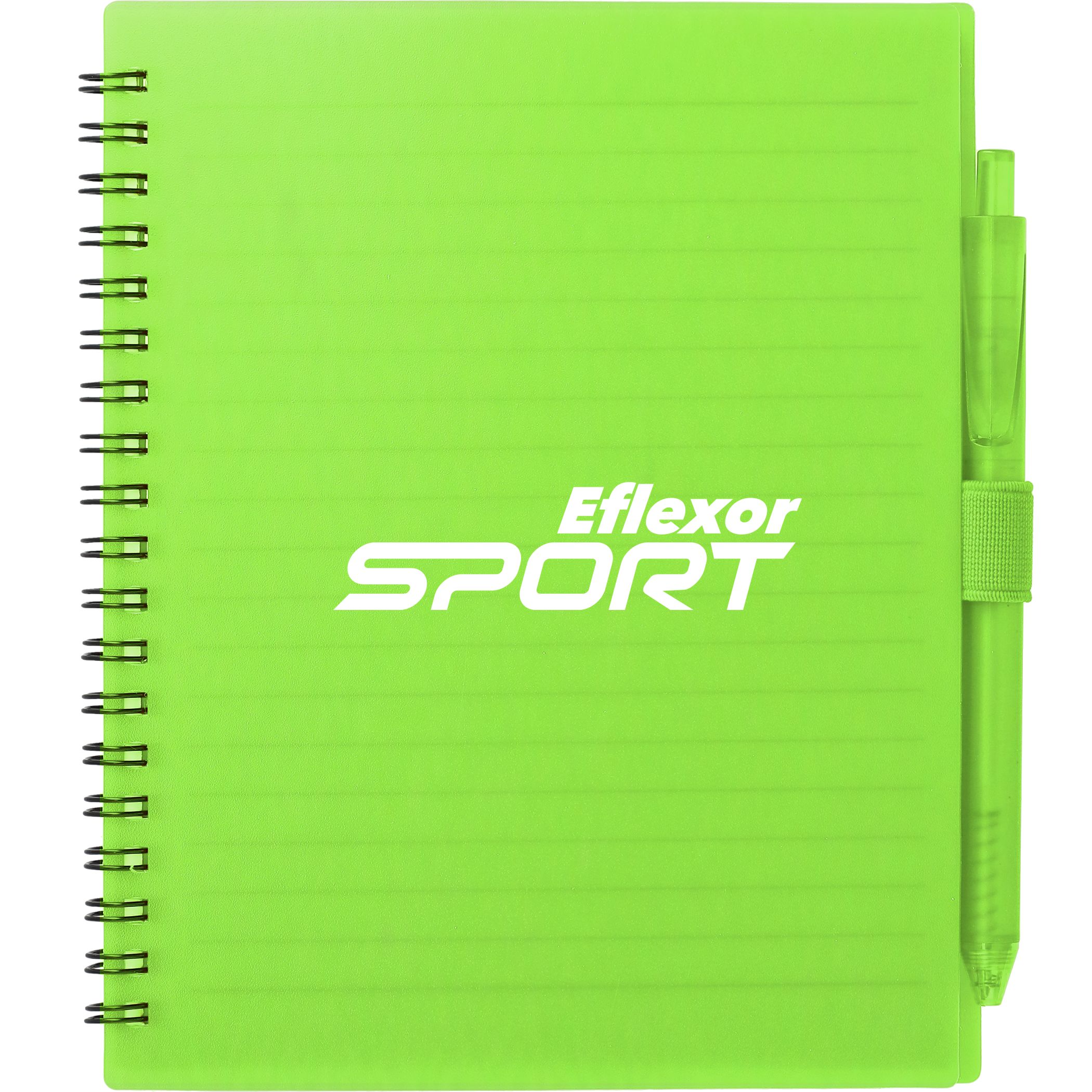 Picture of 5.5'' x 7'' FSC® Recycled Spiral Notebook w/ rPET Pen
