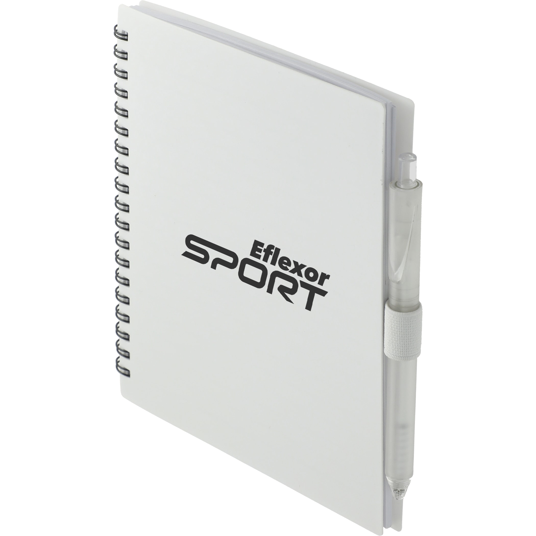 Picture of 5.5'' x 7'' FSC® Recycled Spiral Notebook w/ rPET Pen