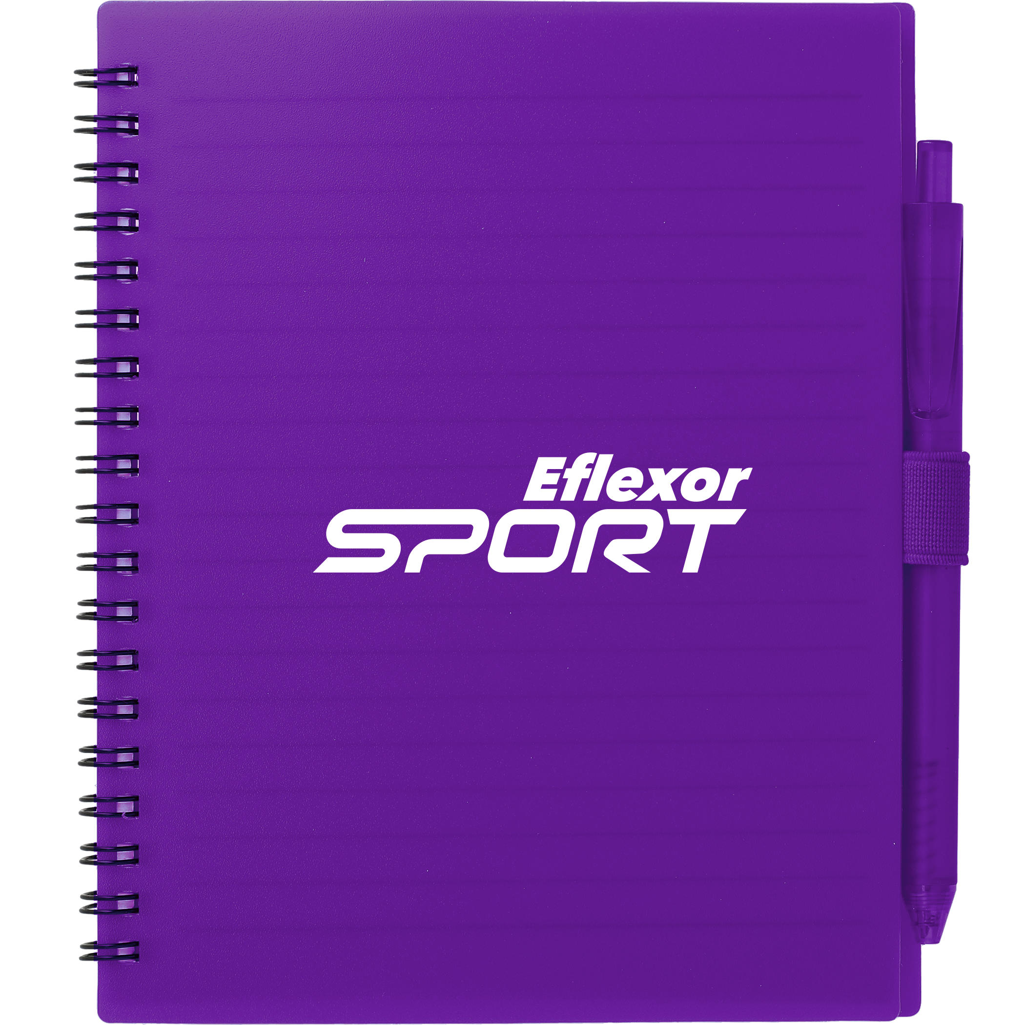 Picture of 5.5'' x 7'' FSC® Recycled Spiral Notebook w/ rPET Pen