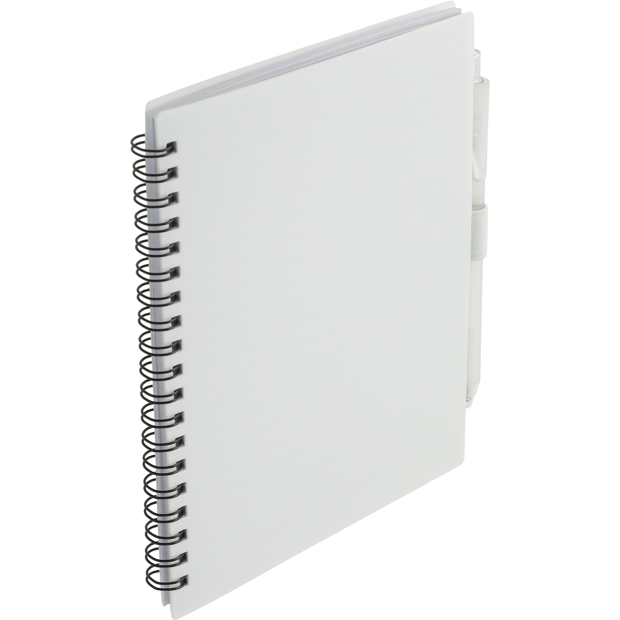 Picture of 5.5'' x 7'' FSC® Recycled Spiral Notebook w/ rPET Pen