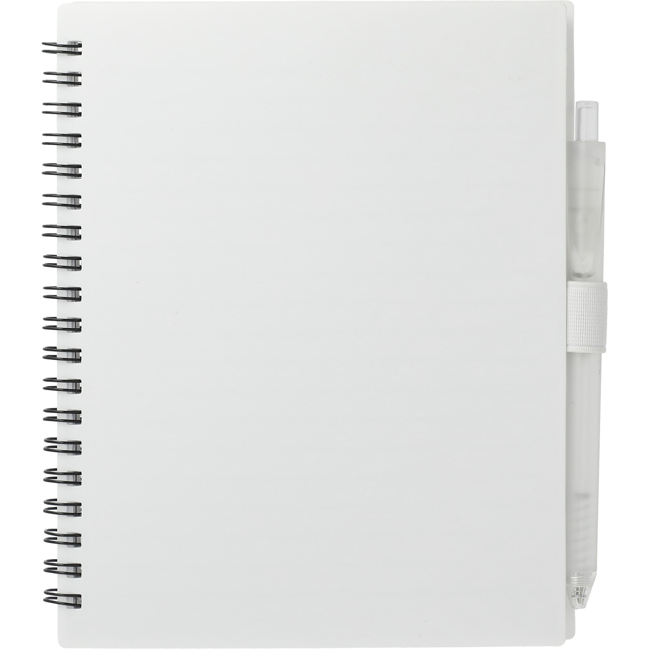 Picture of 5.5'' x 7'' FSC® Recycled Spiral Notebook w/ rPET Pen